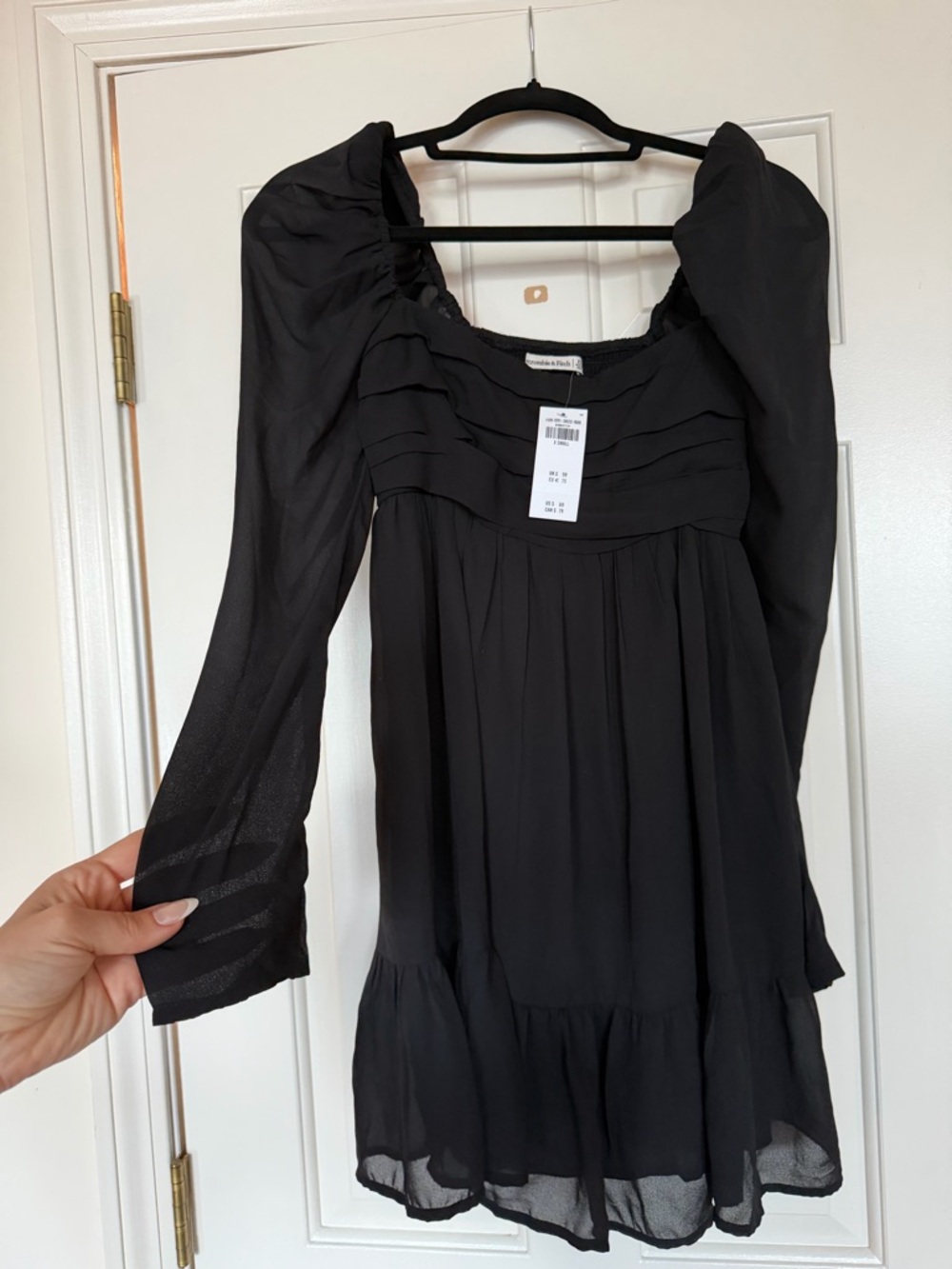 Abercrombie & Fitch Black Babydoll Dress